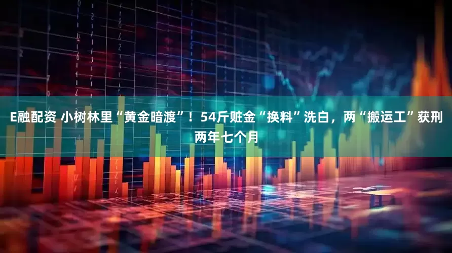 E融配资 小树林里“黄金暗渡”！54斤赃金“换料”洗白，两“搬运工”获刑两年七个月