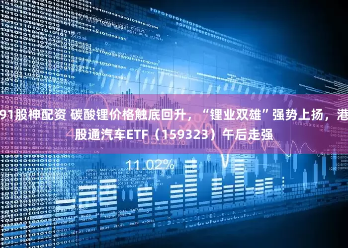 91股神配资 碳酸锂价格触底回升，“锂业双雄”强势上扬，港股通汽车ETF（159323）午后走强